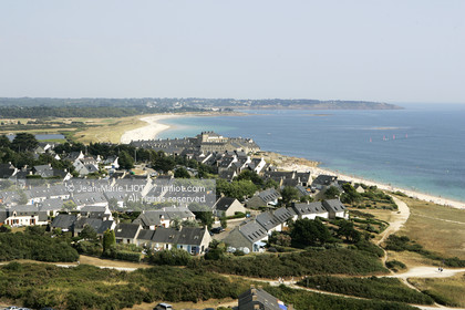 VUE AERIENNE DU GOLFE DU MORBIHAN.PHOTO © JEAN-MARIE LIOT.