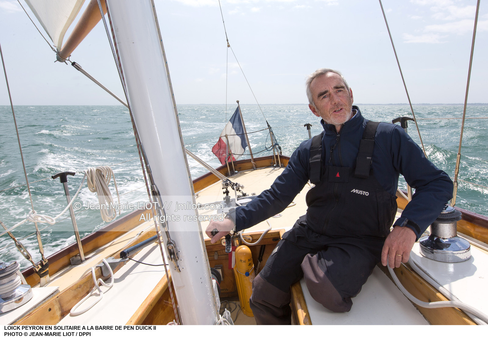 LOICK PEYRON A BORD DE PEN DUICK II