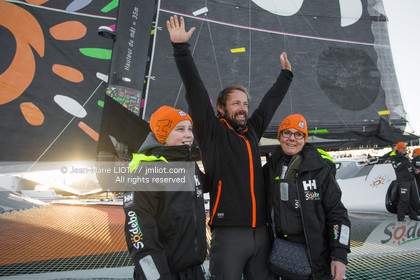 THOMAS COVILLE - RECORD AUTOUR DU MONDE EN MULTICOQUE EN SOLITAIRE 2016