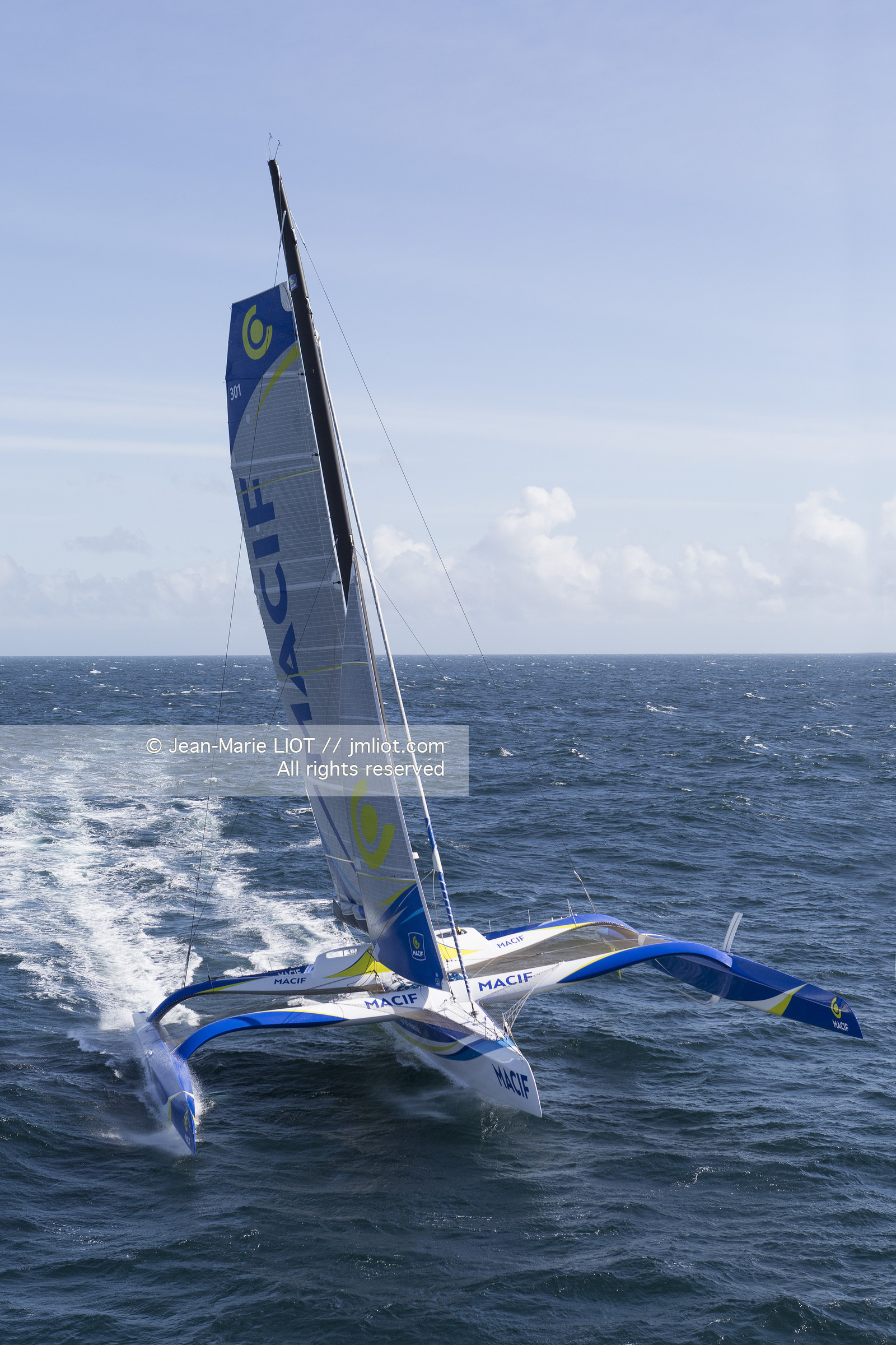 SAILING - ULTIME MACIF AERIAL MARCH 2016