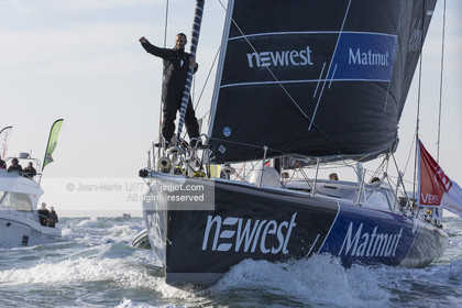 VENDEE GLOBE 2016-2017 - FABRICE AMEDEO - NEWREST-MATMUT - ARRIVEE