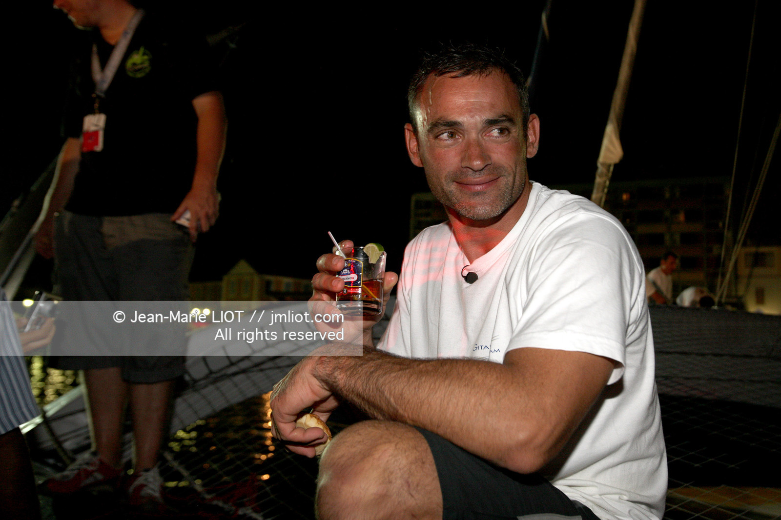 ROUTE DU RHUM 2010 - ARRIVEE YANN GUICHARD