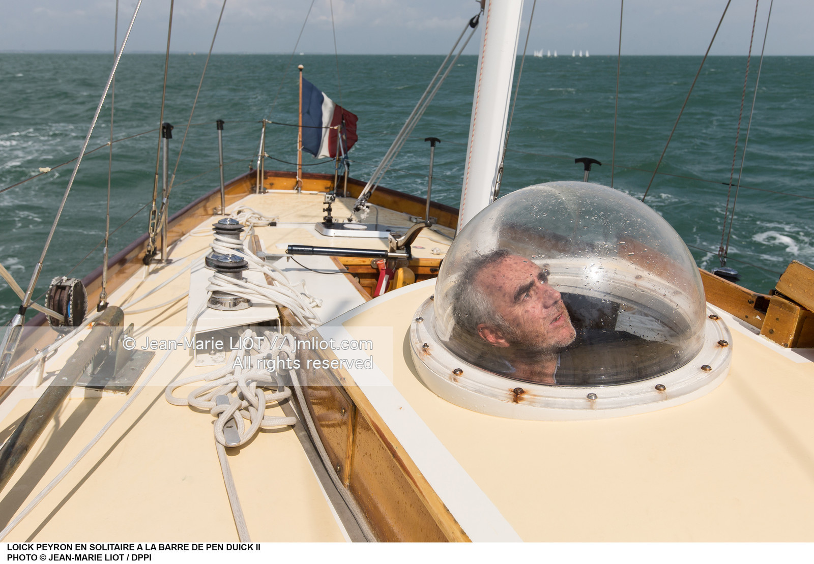 LOICK PEYRON A BORD DE PEN DUICK II