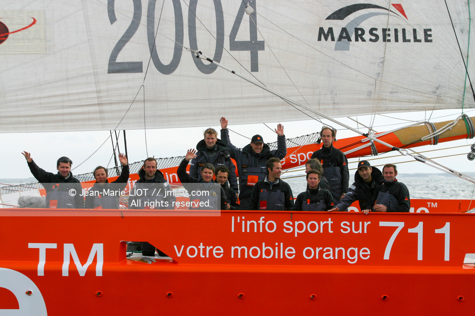 ARRIVEE ORANGE 2 BRUNO PEYRON