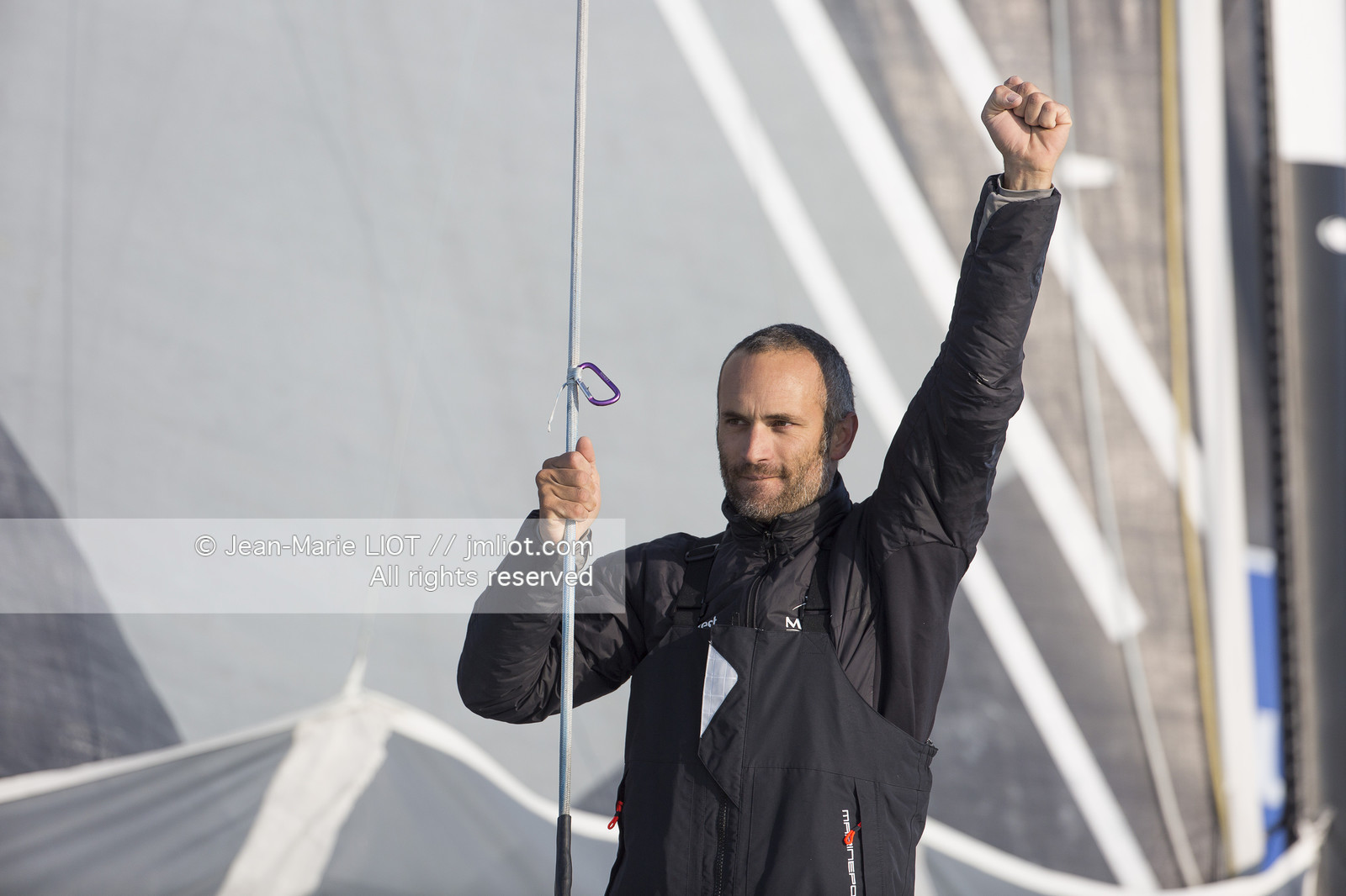 VENDEE GLOBE 2016-2017 - FABRICE AMEDEO - NEWREST-MATMUT - ARRIVEE