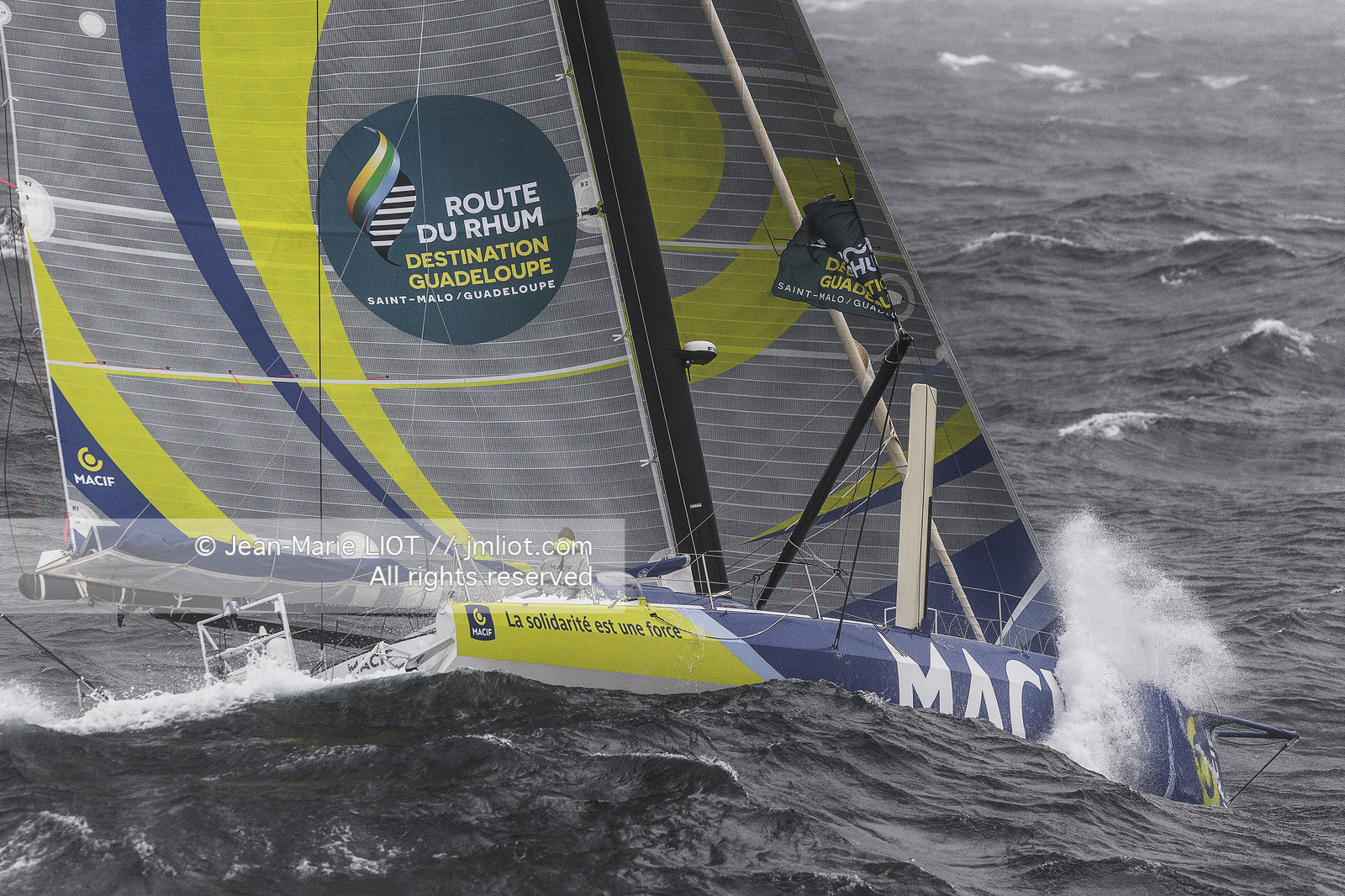 IMOCA - MACIF 2014 - BI RHUM AERIAL