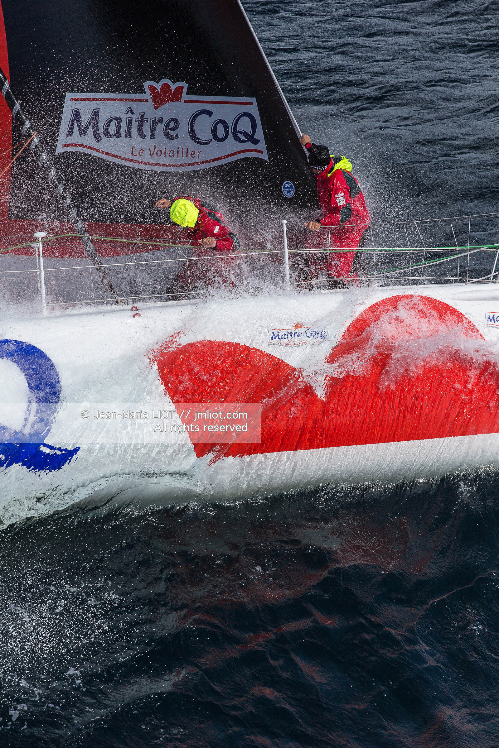 IMOCA MAITRE COQ - JEREMIE BEYOU.