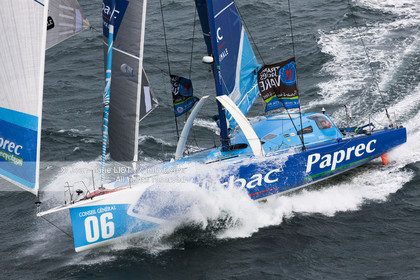 Novembre 2011 Départ de la Transat Jacques Vabre du  Havre et à destination de la Guadeloupe. Photo © Jean-Marie Liot.