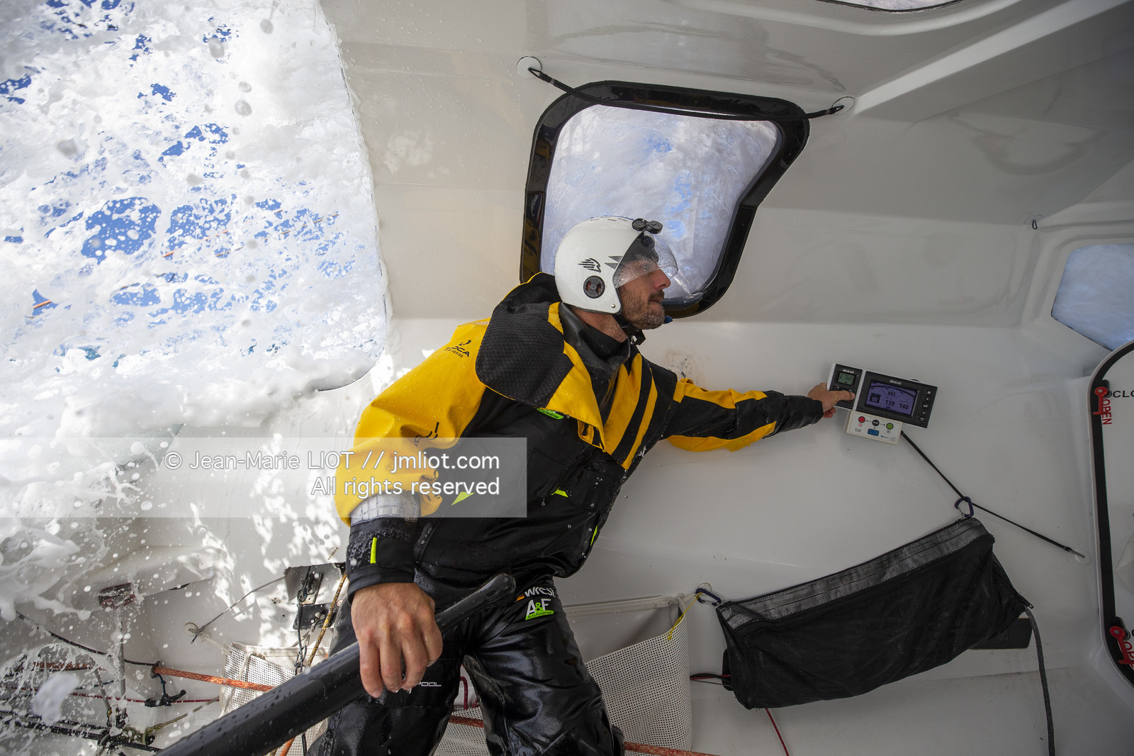 FABRICE AMEDEO ET ERIC PERON - TRANSAT JACQUES VABRE 2019 - A BORD
