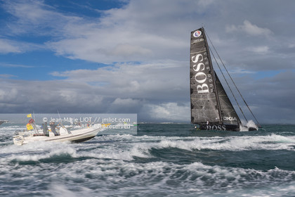ALEX THOMSON - ROUTE DU RHUM 2018 - ARRIVEE