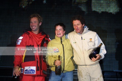VENDEE GLOBE 2001- ROLAND JOURDAIN ARRIVAL