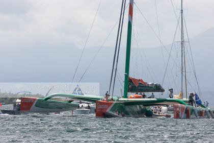 ROUTE DU RHUM 2010 - FRANCK CAMMAS - ARRIVAL