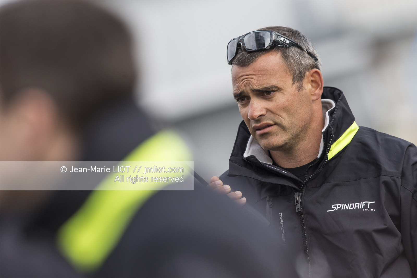 Maxi-Triimaran Spindrift 2 Launching