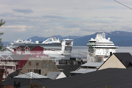 Ushuaia, Terre de Feu est la ville la plus australe du globe.Située à la pointe de l'Argentine cette province est la porte de l'antartique.photo © Jean-Marie Liot.