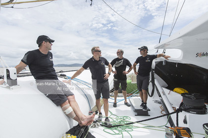 .Itajaï (Brazil), saturday, november 7, 2015, Thomas Coville and Jean-Luc Nélias second in the Transat Jacques Vabre.Photo © JEAN-MARIE LIOT   DPPI