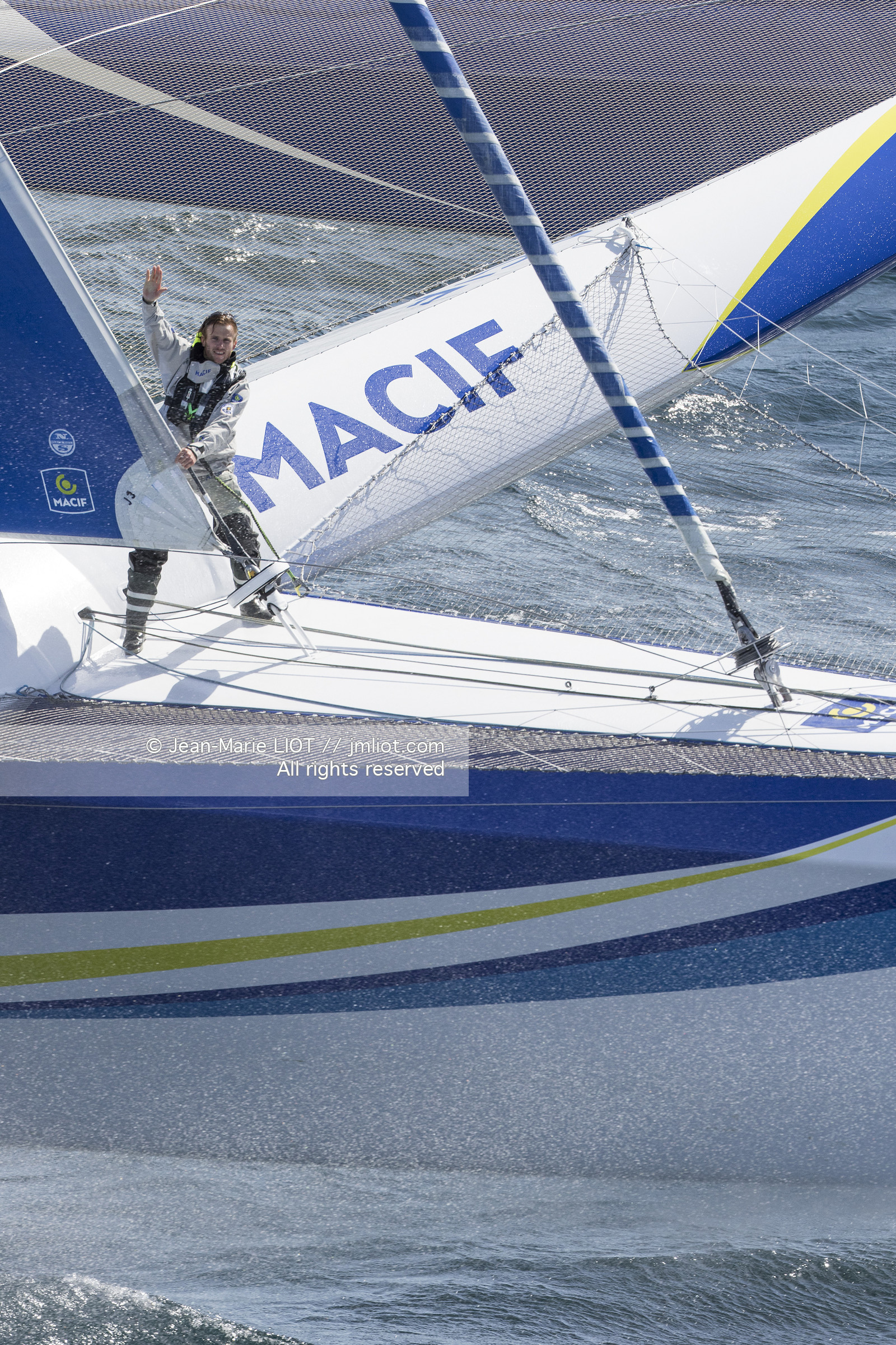 SAILING - ULTIME MACIF AERIAL MARCH 2016