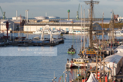 .Action during the Transat Jacques Vabre start on october 25, 2015 in Le Havre, France  - Photo Jean Marie Liot   DPPI