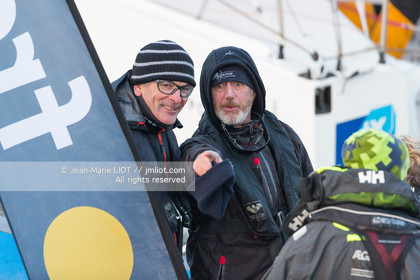 Les Sables d'Olonne, January 19, 2017 arrival of Armel Le Cléac'h (FR) skipper of the imoca Banque Populaire arrives 1st Vendee globe 2016-2017. Photo © Jean-Marie Liot   DPPI