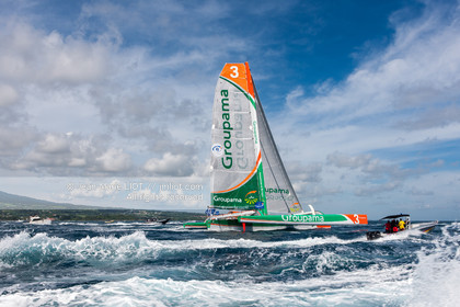 ROUTE DU RHUM 2010 - FRANCK CAMMAS - ARRIVEE