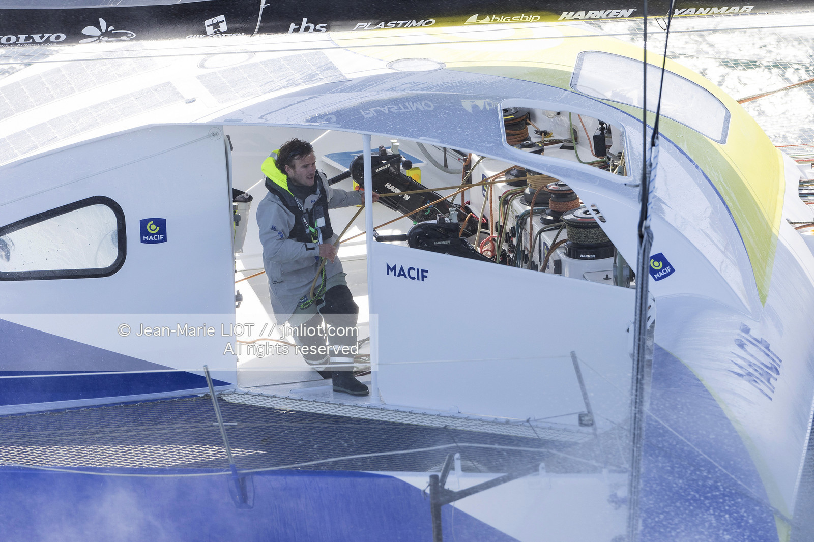 SAILING - ULTIME MACIF AERIAL MARCH 2016