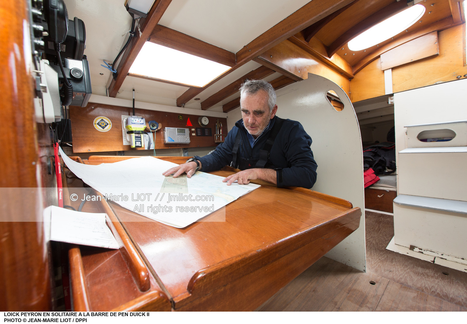 LOICK PEYRON A BORD DE PEN DUICK II