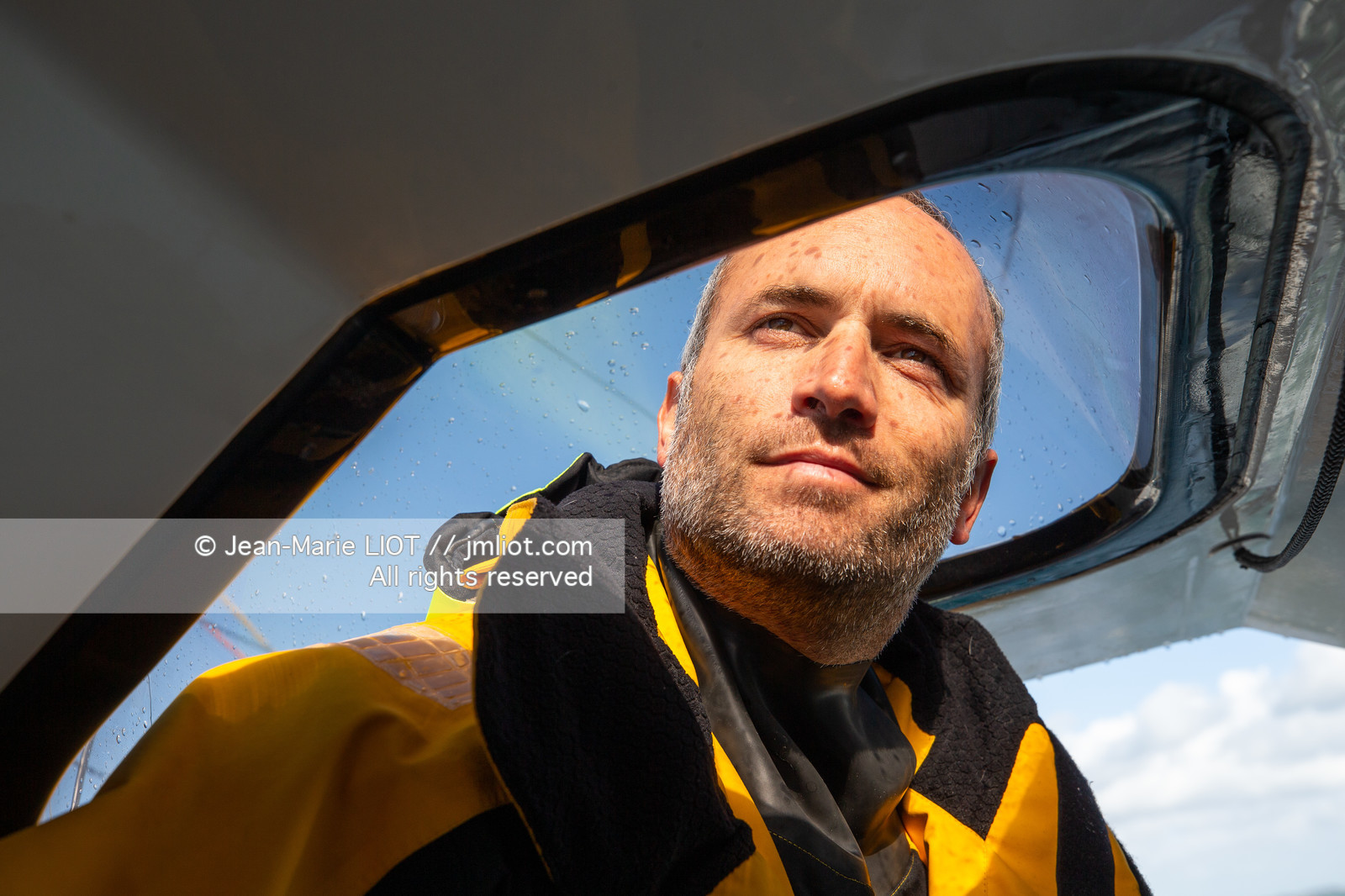 FABRICE AMEDEO ET ERIC PERON - TRANSAT JACQUES VABRE 2019 - A BORD