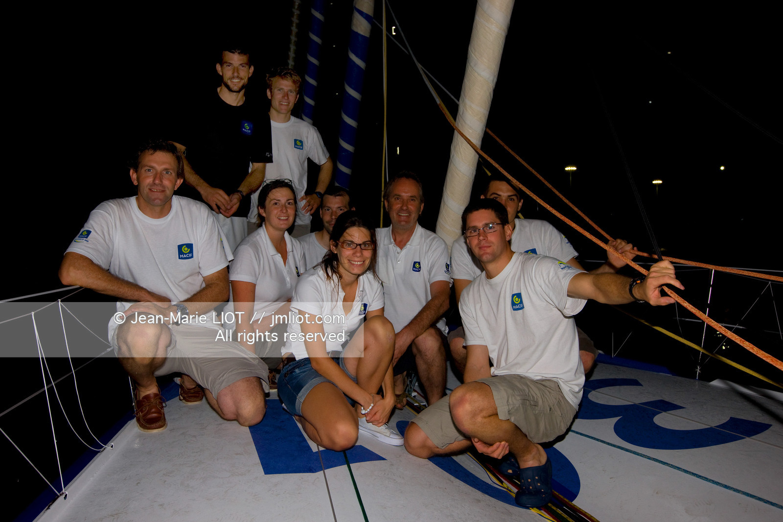 LE 19 novembre 2011, Arrivée au Costa Rica, de François Gabart et Sébastien Col à bord de l'imoca Macif. Photo © Jean-Marie Liot DPPI.