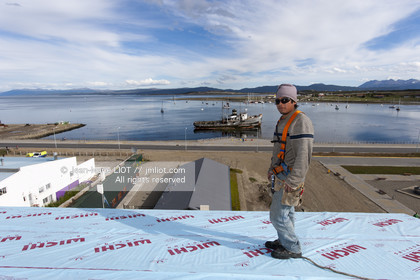 Ushuaia, Terre de Feu est la ville la plus australe du globe.Située à la pointe de l'Argentine cette province est la porte de l'antartique.photo © Jean-Marie Liot.