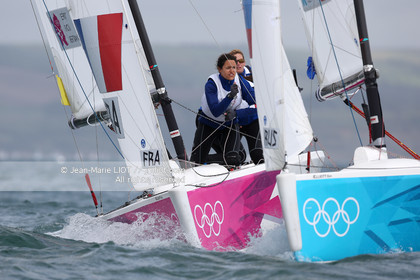 LONDON 2012 - SAILING - COURSE ELLIOTT 6M WOMEN.