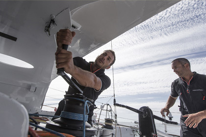 IMOCA NEWREST MATMUT - SKIPPER : FABRICE AMEDEO