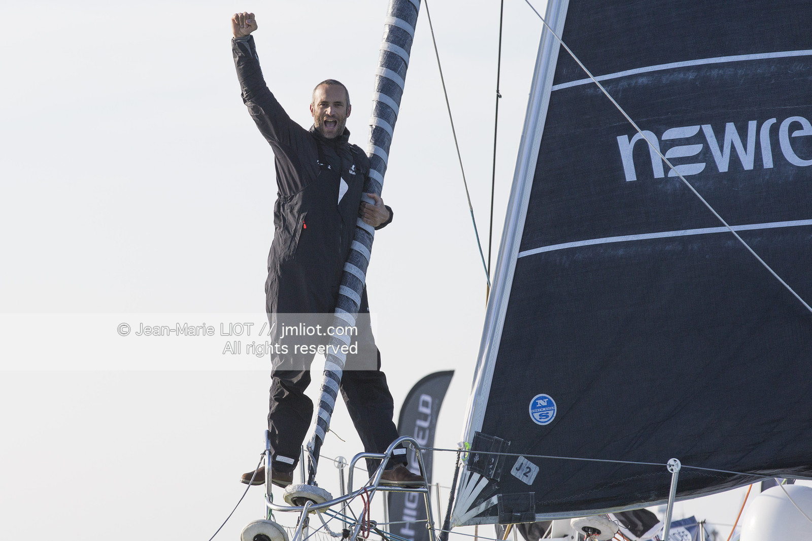 VENDEE GLOBE 2016-2017 - FABRICE AMEDEO - NEWREST-MATMUT - ARRIVEE