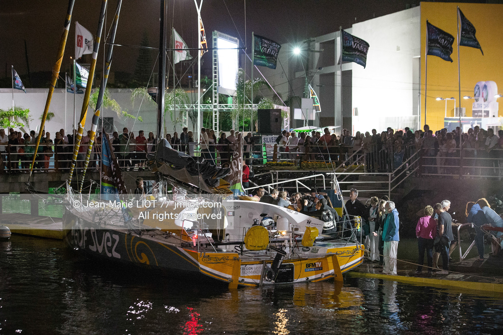 TRANSAT JACQUES VABRE 2013 GDF SUEZ - S.ROGUES ET F.DELAHAYE VAINQUEURS EN CLASS 40