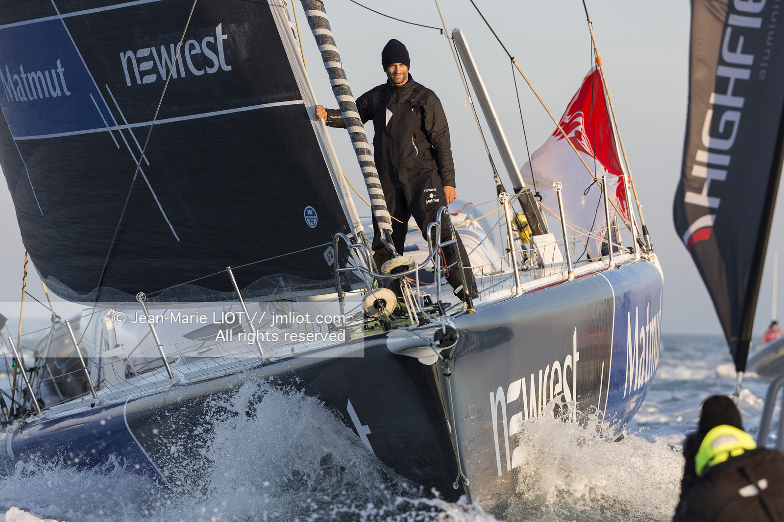 VENDEE GLOBE 2016-2017 - FABRICE AMEDEO - NEWREST-MATMUT - ARRIVEE