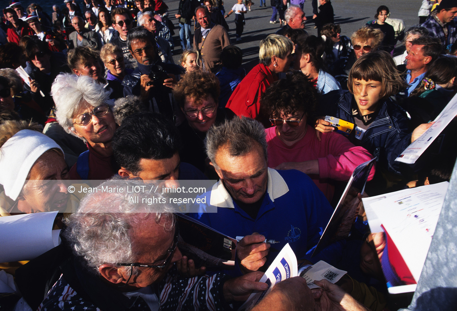 MISE A L'EAU PEN DUICK II - ERIC TABARLY