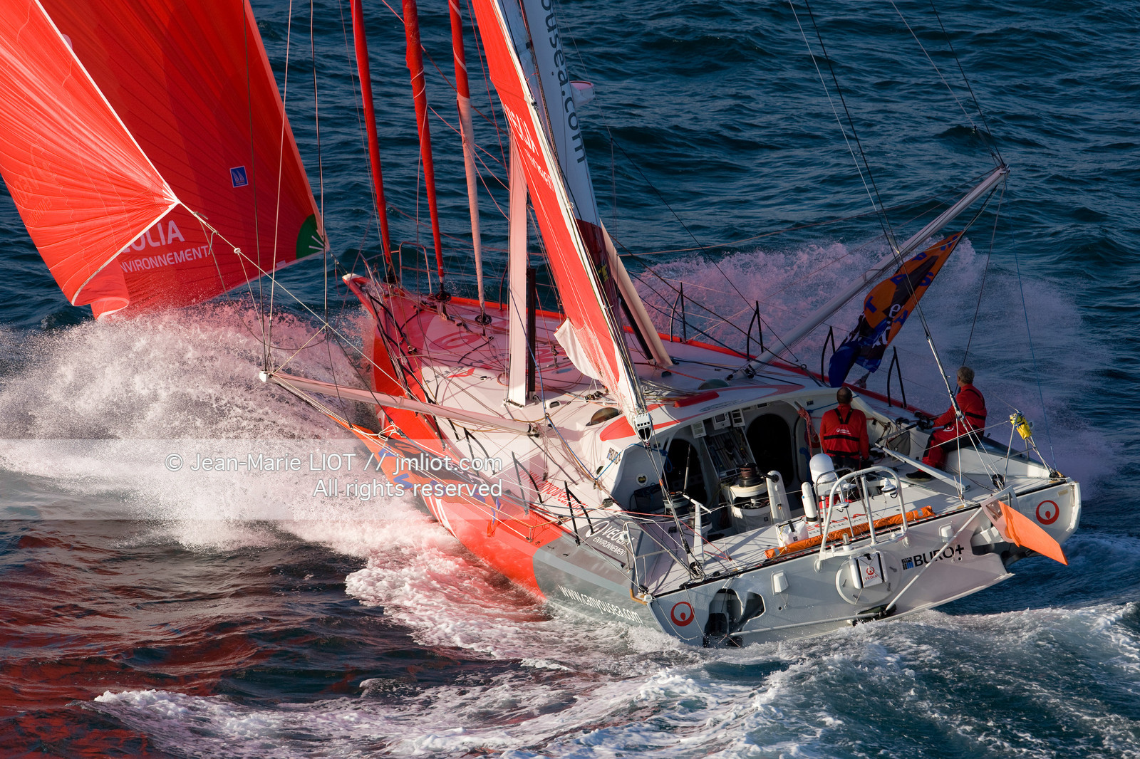 DEPART DE LA TRANSAT JACQUES VABRE.
