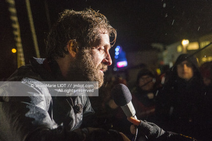 VENDEE GLOBE 2016-2017 - ARRIVEE ERIC BELLION - COMME UN SEUL HOMME