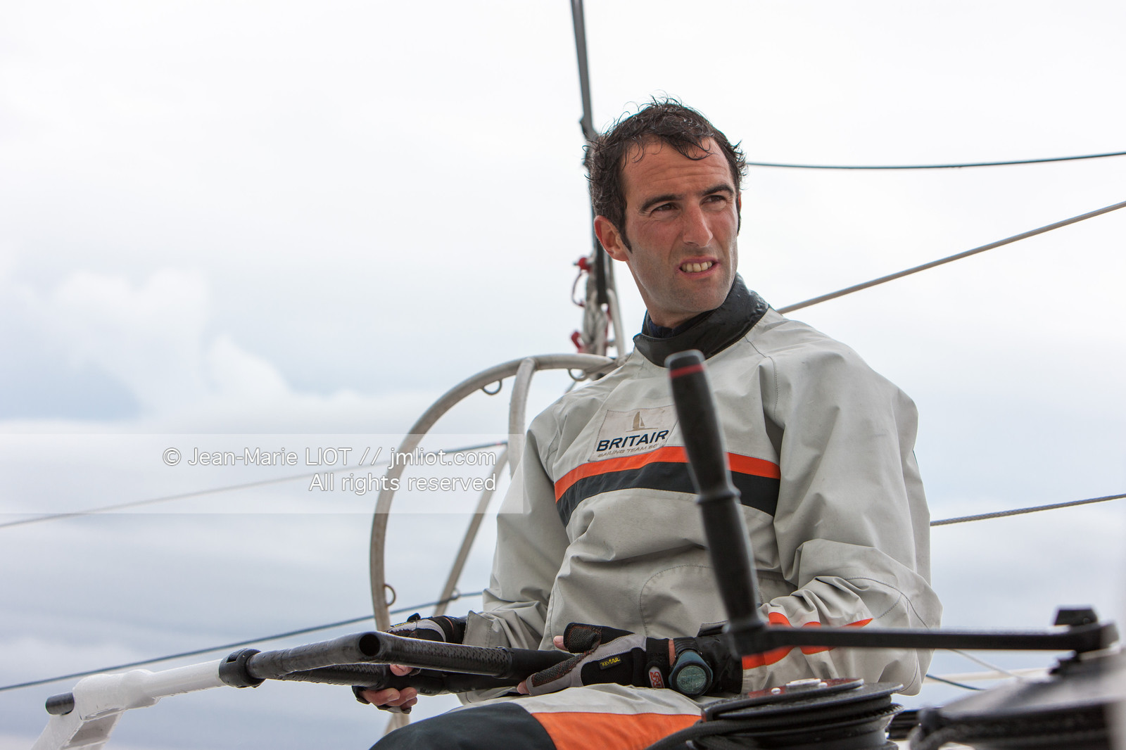 SAILING ARMEL LE CLEACH BRIT AIR IMOCA
