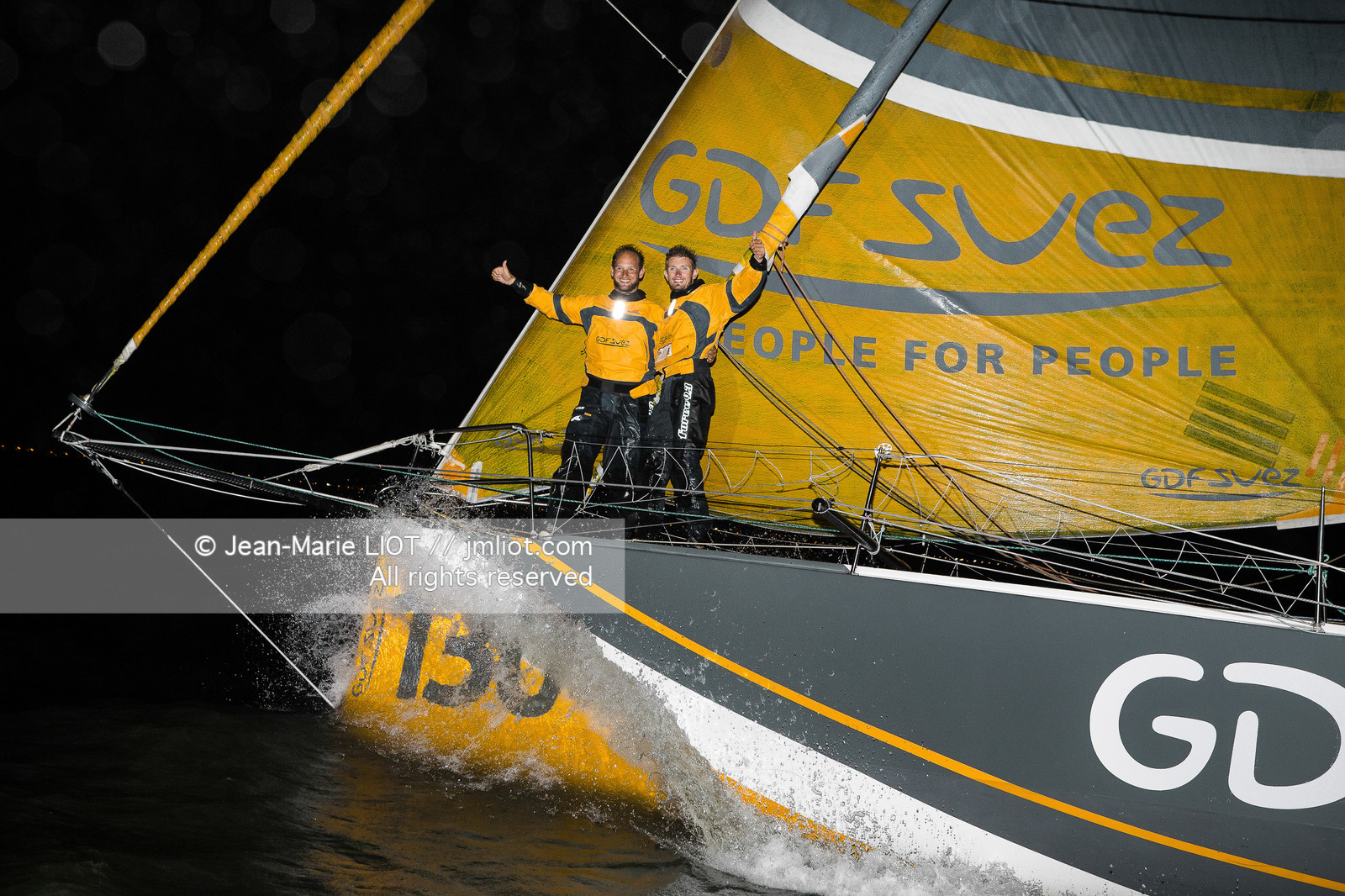 TRANSAT JACQUES VABRE 2013 GDF SUEZ - S.ROGUES ET F.DELAHAYE VAINQUEURS EN CLASS 40