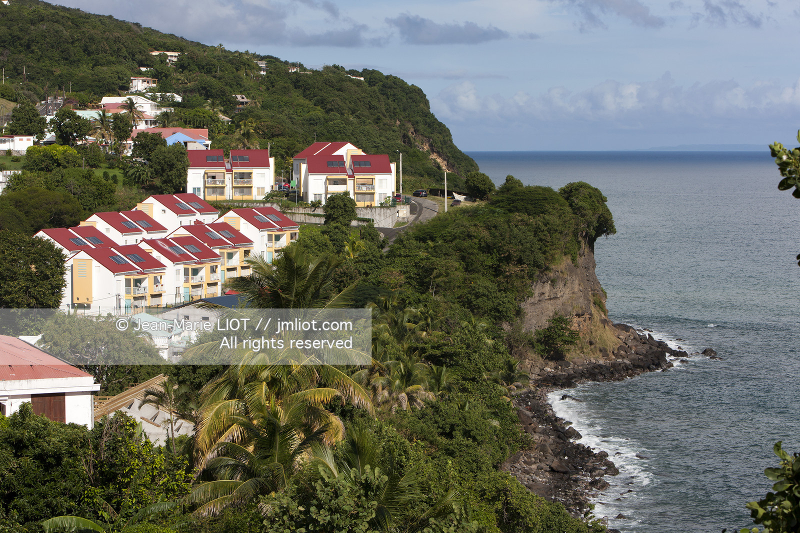 .Guadeloupe is a French overseas department located in the Antilles archipelago. The island is bordered on one side by the Caribbean Sea and the Atlantic Ocean ..The Guadeloupe is composed by two islands: Grande -Terre and Basse-Terre..Photo © Jean -Marie Liot
