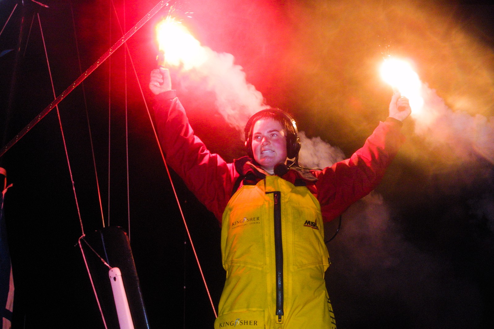 ARRIVEE ELLEN MACARTHUR - 2E