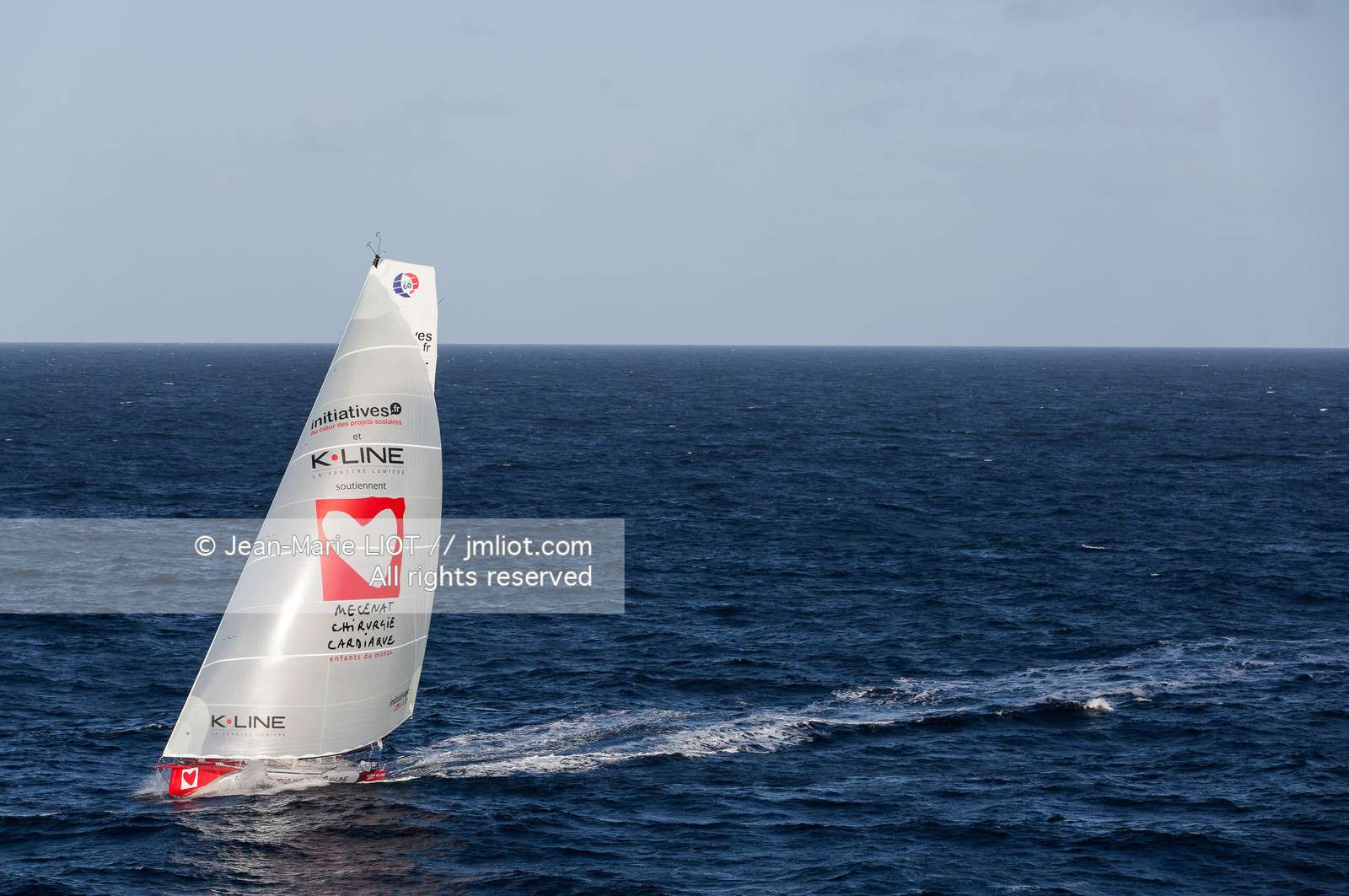 VENDEE GLOBE 2016-2017 - TANGUY DE LAMOTTE - INITIATIVES COEUR