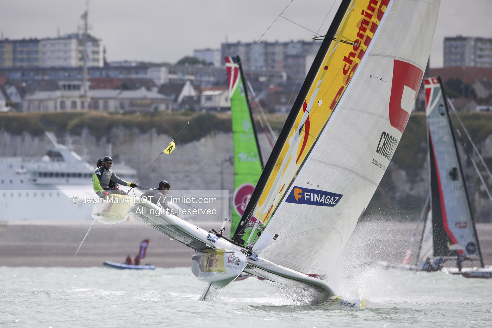 Tour Voile 2018, acte de Dieppe, le 10 juillet 2018..Photo : Jean-Marie LIOT   ASO