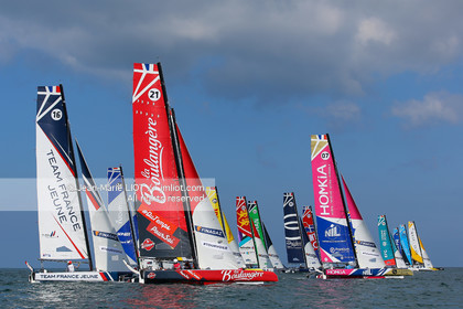 Tour Voile 2018, acte de Barneville-Carteret, le 12 juillet 2018..Photo : Jean-Marie LIOT   ASO