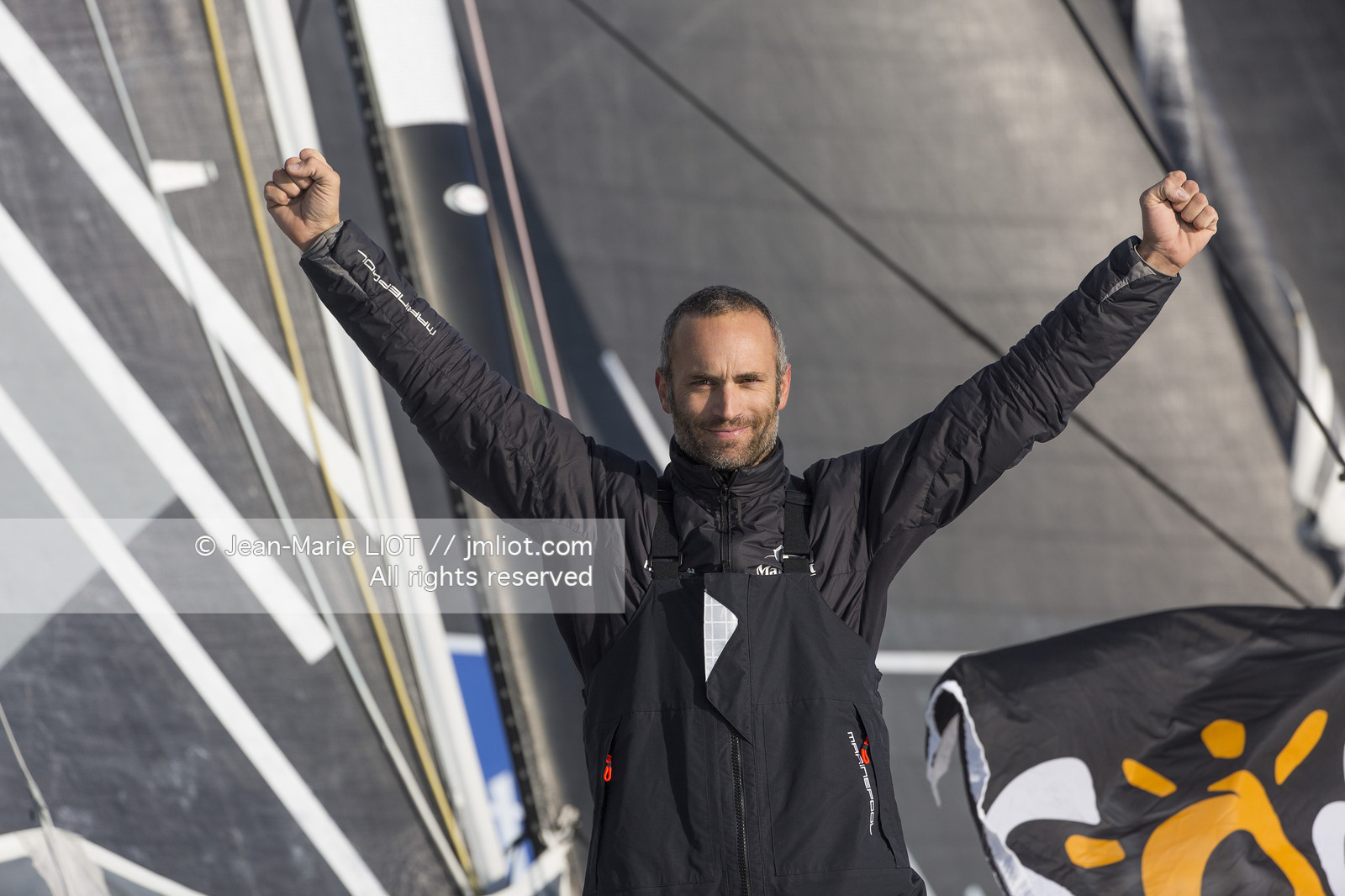 VENDEE GLOBE 2016-2017 - FABRICE AMEDEO - NEWREST-MATMUT - ARRIVEE