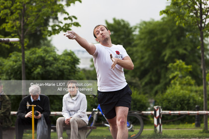 .Russia, Saint Petersburg, listed as World Heritage by UNESCO, Gorodki playeurs, traditionnal russian game, tossing sticks
