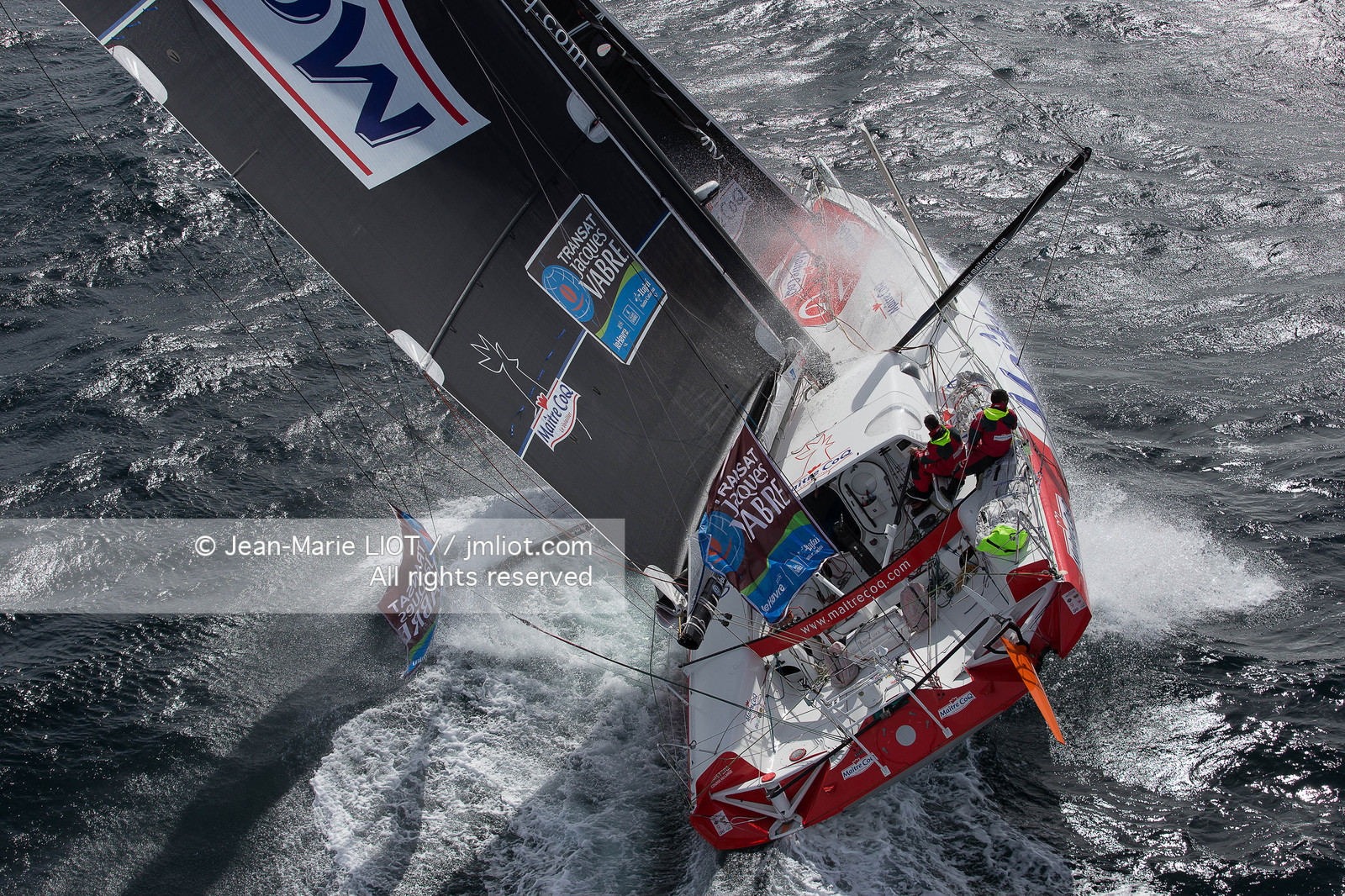 IMOCA MAITRE COQ - JEREMIE BEYOU.
