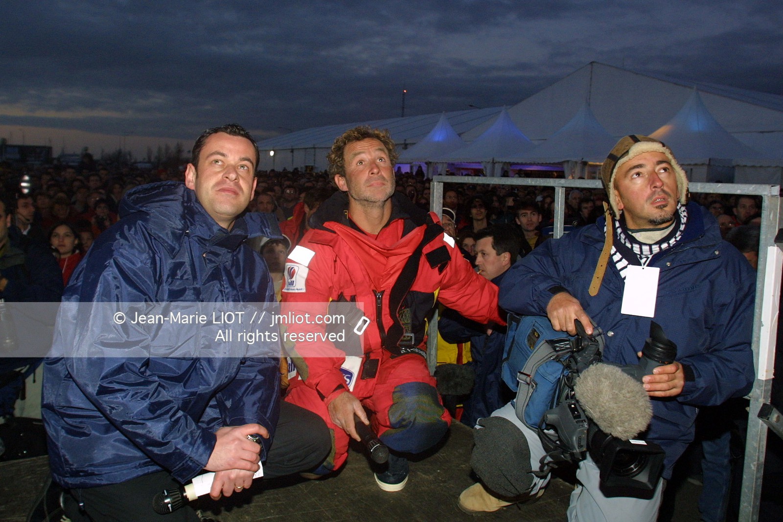 VENDEE GLOBE 2001- ARRIVEE ROLAND JOURDAIN