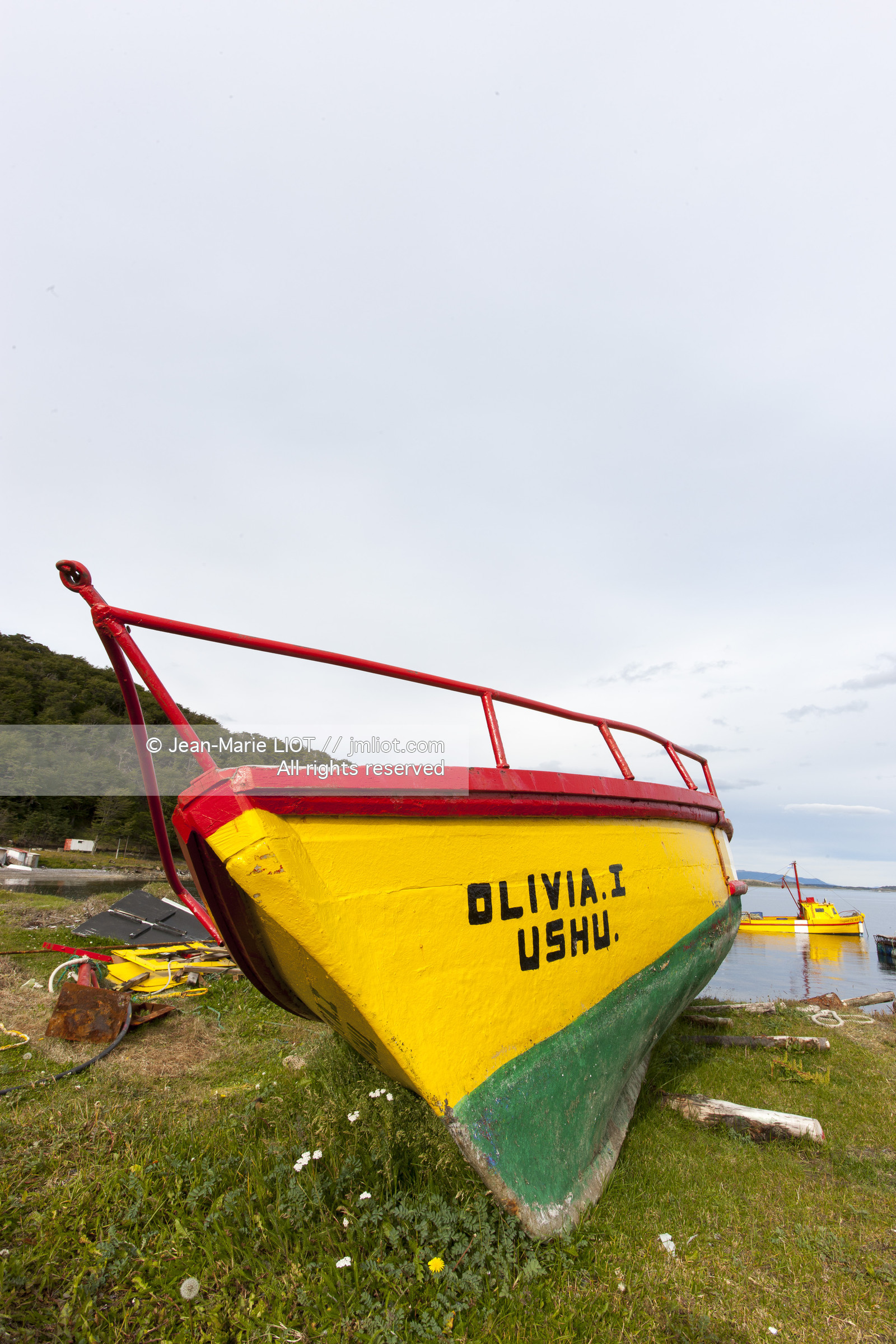 Ushuaia, Terre de Feu est la ville la plus australe du globe.Située à la pointe de l'Argentine cette province est la porte de l'antartique.photo © Jean-Marie Liot.