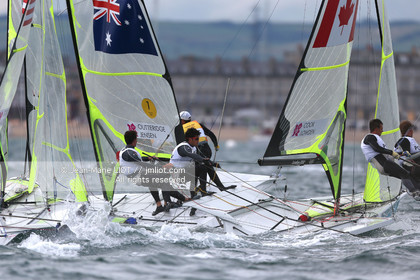 .LONDON 2012 - OLYMPIC GAMES - SAILING - WEYMOUTH (ENG) - 27 07 to 12 08 2012 - 470 WOMEN AND MEN - 49er WOMEN AND MEN - SECOND WEEK