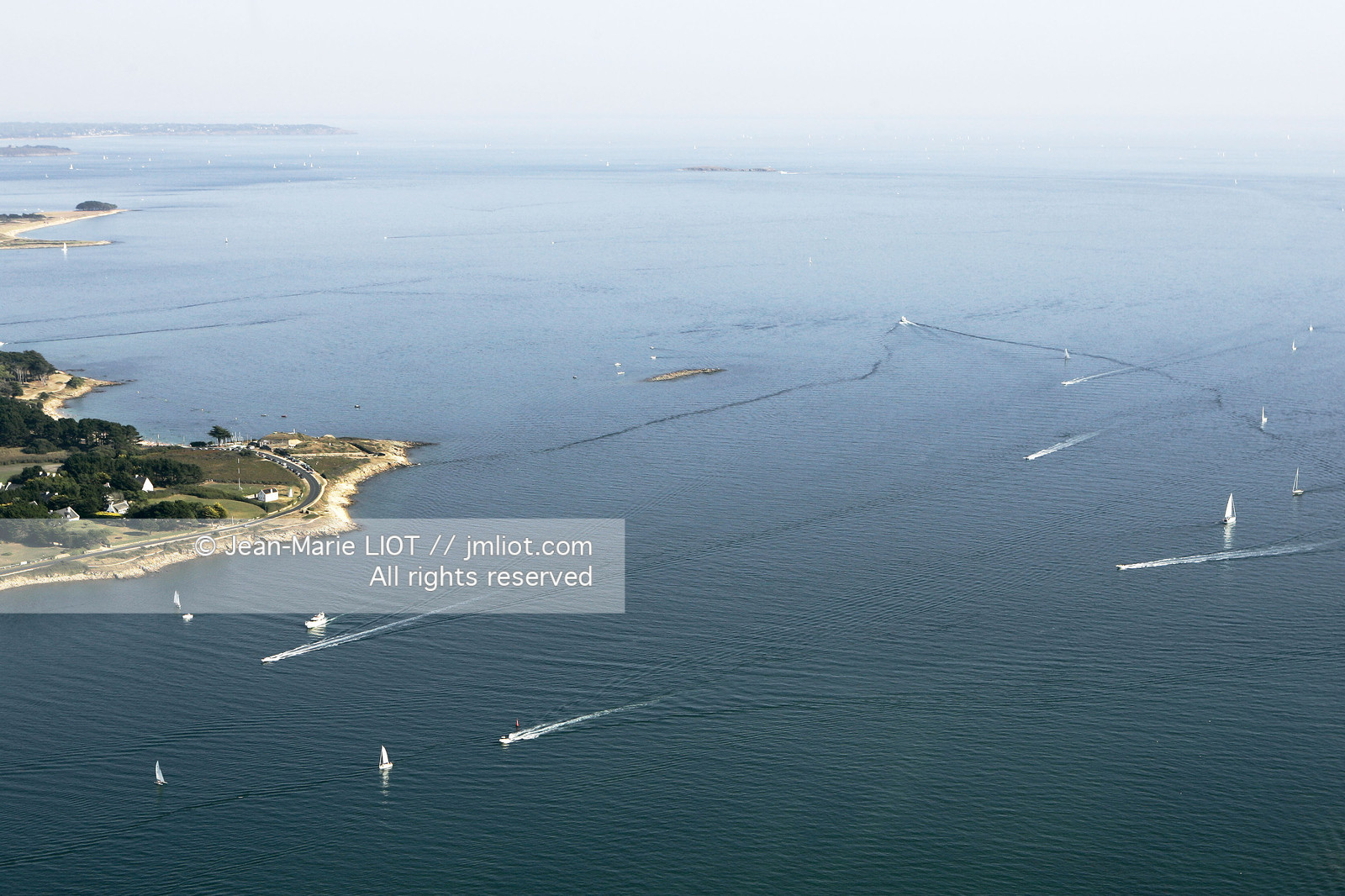 Vue aerienne de Saint-Philibert.© JEAN-MARIE LIOT.Aerial view of Saint-Philibert